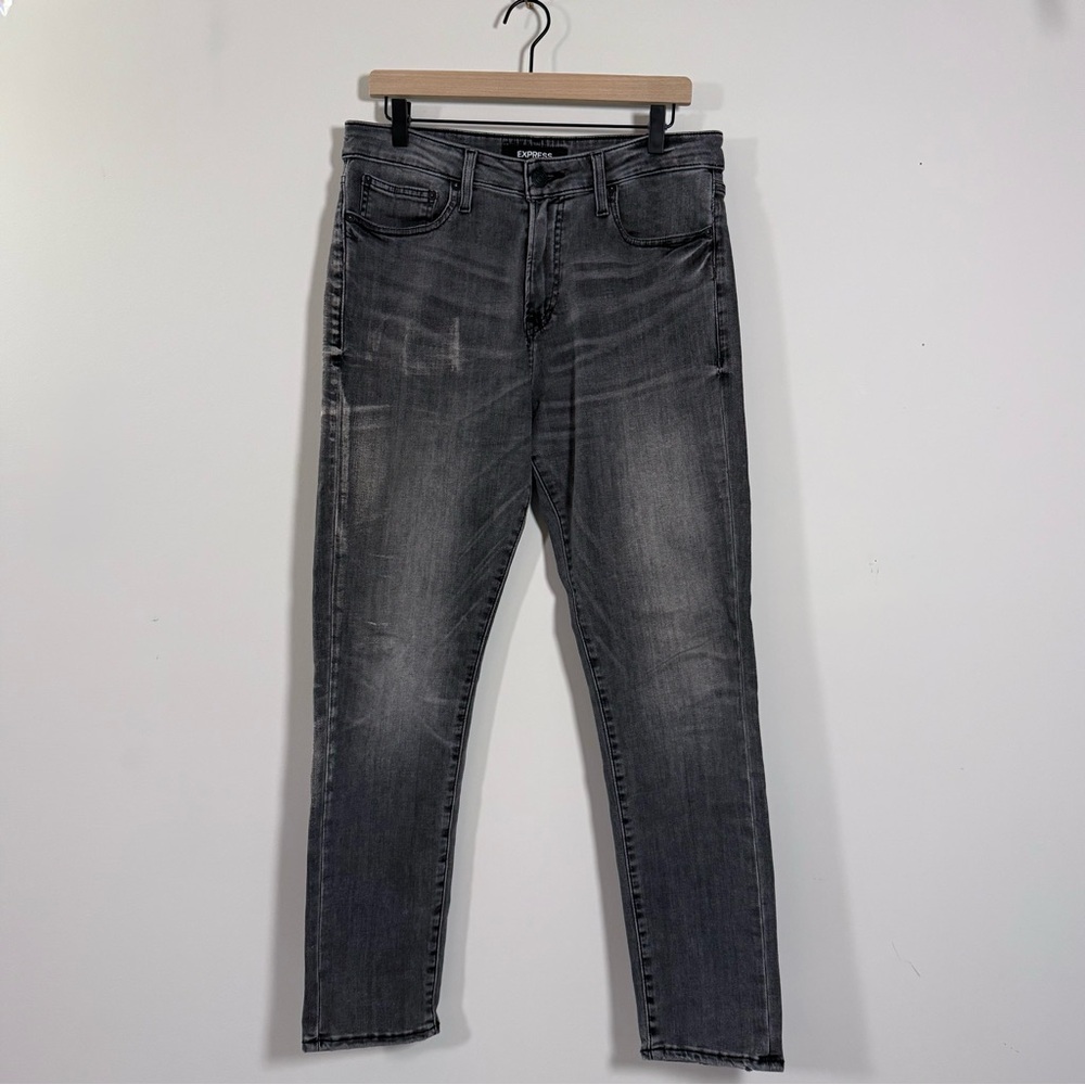 Express Men's Charcoal Jeans